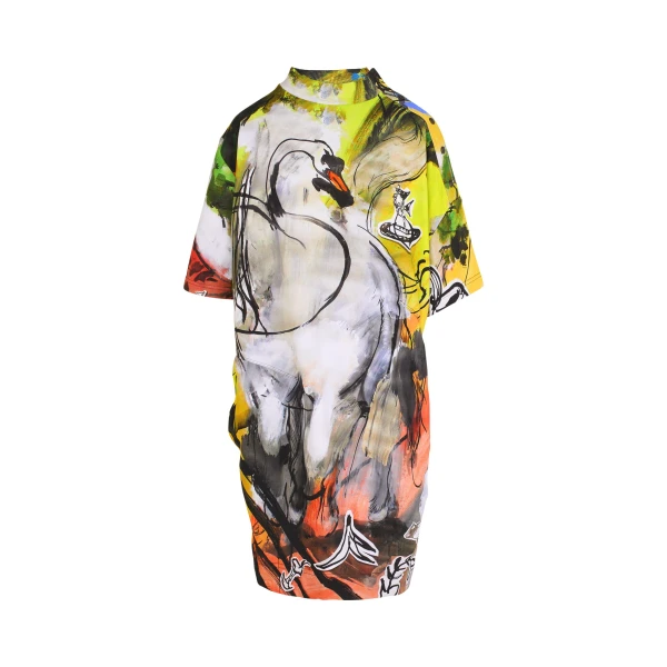 Vivienne Westwood Drunken T-shirt Dress - Vivienne Westwood Dresses - Punk Luxury - Shop at Luxury Shoes 
