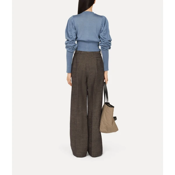 Vivienne Westwood Eli Cropped Cardigan - Vivienne Westwood Knitwear - Punk Luxury - Shop at Luxury Shoes 