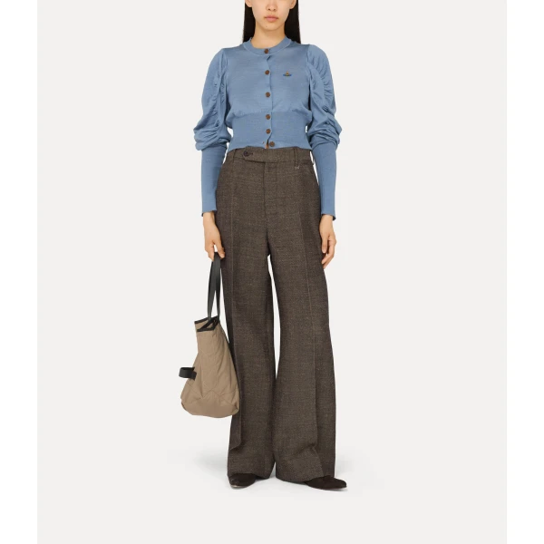 Vivienne Westwood Eli Cropped Cardigan - Vivienne Westwood Knitwear - Punk Luxury - Shop at Luxury Shoes 