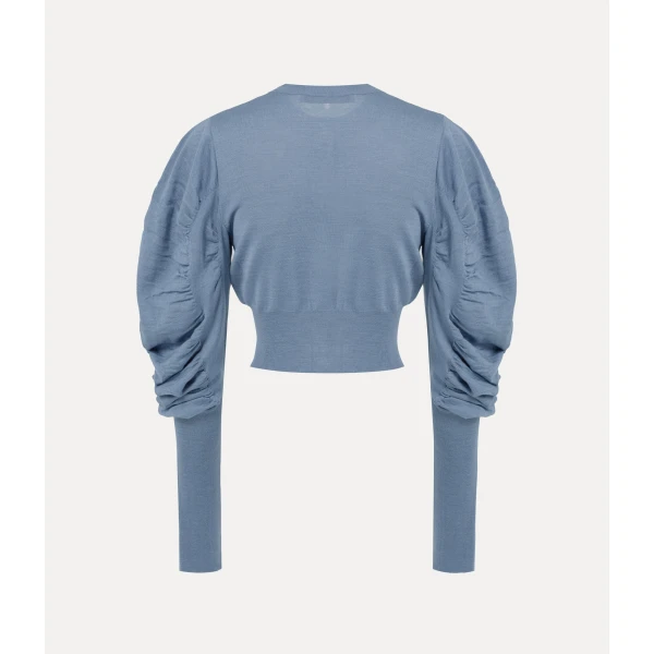 Vivienne Westwood Eli Cropped Cardigan - Vivienne Westwood Knitwear - Punk Luxury - Shop at Luxury Shoes 
