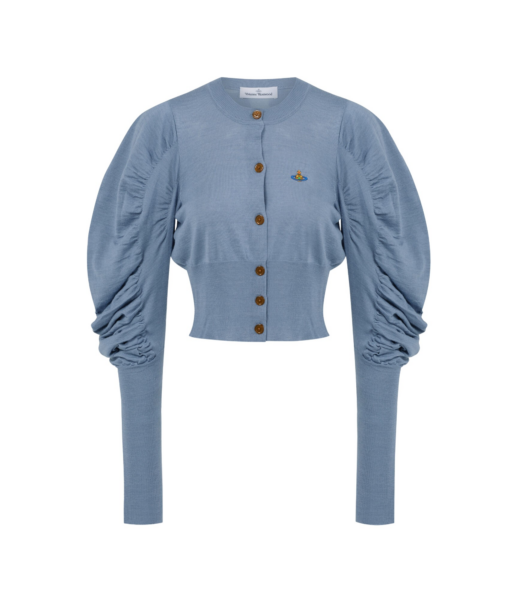 Vivienne Westwood Eli Cropped Cardigan - Vivienne Westwood Knitwear - Punk Luxury - Shop at Luxury Shoes 