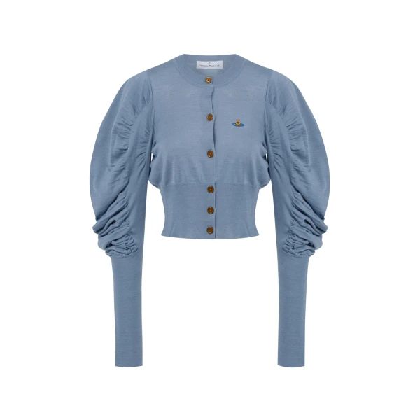 Vivienne Westwood Eli Cropped Cardigan - Vivienne Westwood Knitwear - Punk Luxury - Shop at Luxury Shoes 