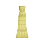 Elie Saab Bead Embroidered Dress in Green featuring  – Luxury Designer Fashion at Luxury Shoes .