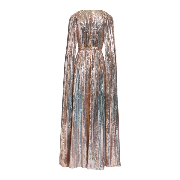 Elie Saab Multicolor Sequin Embroidered Dress in Multicolour featuring  – Luxury Designer Fashion at Luxury Shoes .