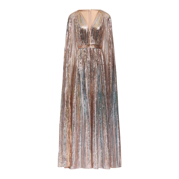 Elie Saab Multicolor Sequin Embroidered Dress in Multicolour featuring  – Luxury Designer Fashion at Luxury Shoes .