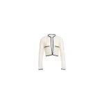 Elie Saab Pearl Cropped Jacket in White featuring  – Luxury Designer Fashion at Luxury Shoes .