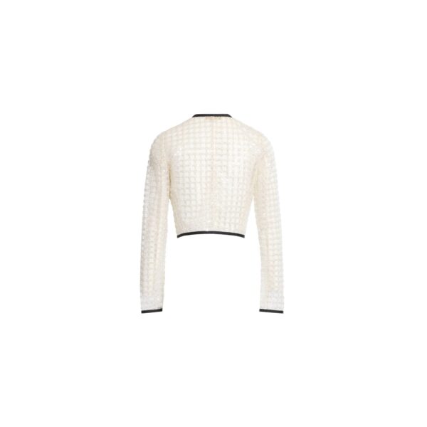 Elie Saab Pearl Cropped Jacket, view 5