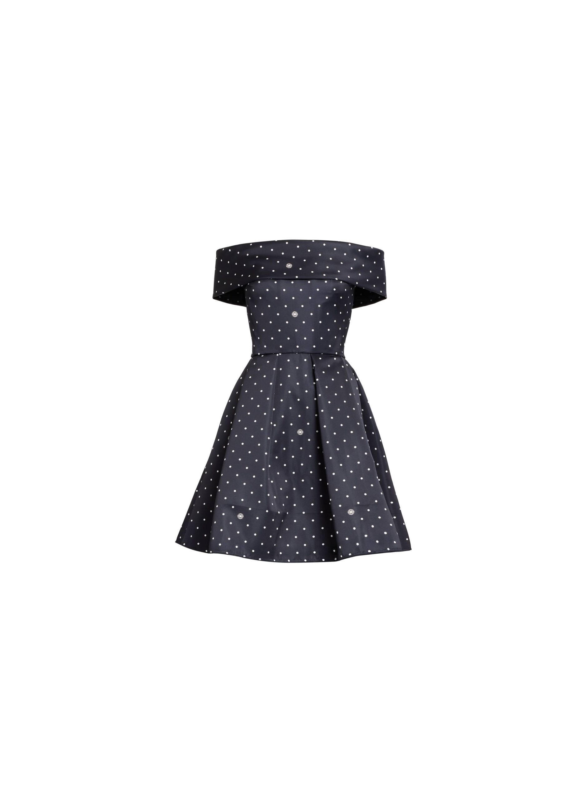 Elie Saab Polka Dot Short Dress Elie Saab Polka Dot Short Dress in Black featuring – Luxury Designer Fashion at Luxury Shoes .