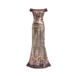 Elie Saab Sequin Embroidered Long Dress in Multicolour featuring  – Luxury Designer Fashion at Luxury Shoes .