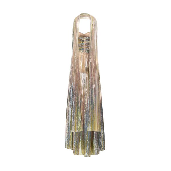 Elie Saab Sequin Embroidered Tulle Dress in Multicolour featuring  – Luxury Designer Fashion at Luxury Shoes .
