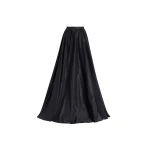 Elie Saab Taffeta Long Skirt in Black featuring  – Luxury Designer Fashion at Luxury Shoes .