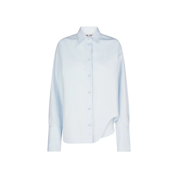 The Attico 'Eliza'' Baby Blue Shirt - The Attico Tops - Designed by Gilda Ambrosio & Giorgia Tordini - Shop at Luxury Shoes 