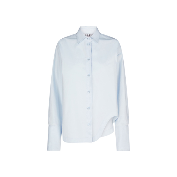 The Attico 'Eliza'' Baby Blue Shirt - The Attico Tops - Designed by Gilda Ambrosio & Giorgia Tordini - Shop at Luxury Shoes 