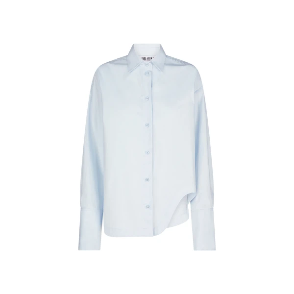 The Attico 'Eliza'' Baby Blue Shirt - The Attico Tops - Designed by Gilda Ambrosio & Giorgia Tordini - Shop at Luxury Shoes 