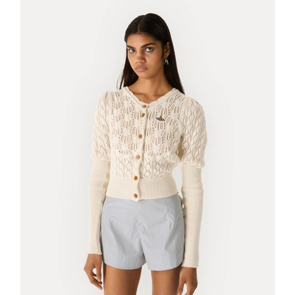Vivienne Westwood Ella Cardigan - Vivienne Westwood Knitwear - Punk Luxury - Shop at Luxury Shoes 