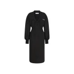 The Attico Faded Black Midi Dress - The Attico Dresses - Designed by Gilda Ambrosio & Giorgia Tordini - Shop at Luxury Shoes 