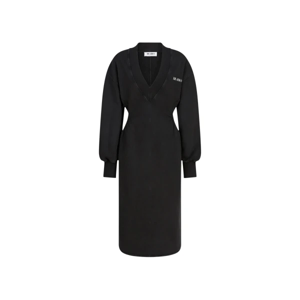 The Attico Faded Black Midi Dress - The Attico Dresses - Designed by Gilda Ambrosio & Giorgia Tordini - Shop at Luxury Shoes 