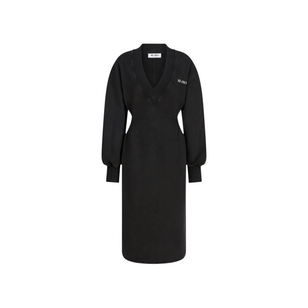 The Attico Faded Black Midi Dress - The Attico Dresses - Designed by Gilda Ambrosio & Giorgia Tordini - Shop at Luxury Shoes 