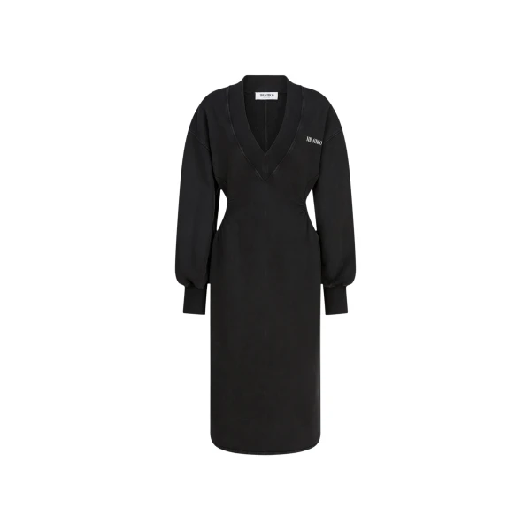 The Attico Faded Black Midi Dress - The Attico Dresses - Designed by Gilda Ambrosio & Giorgia Tordini - Shop at Luxury Shoes 