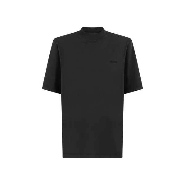 The Attico Faded Black T-Shirt - The Attico Tops - Designed by Gilda Ambrosio & Giorgia Tordini - Shop at Luxury Shoes 