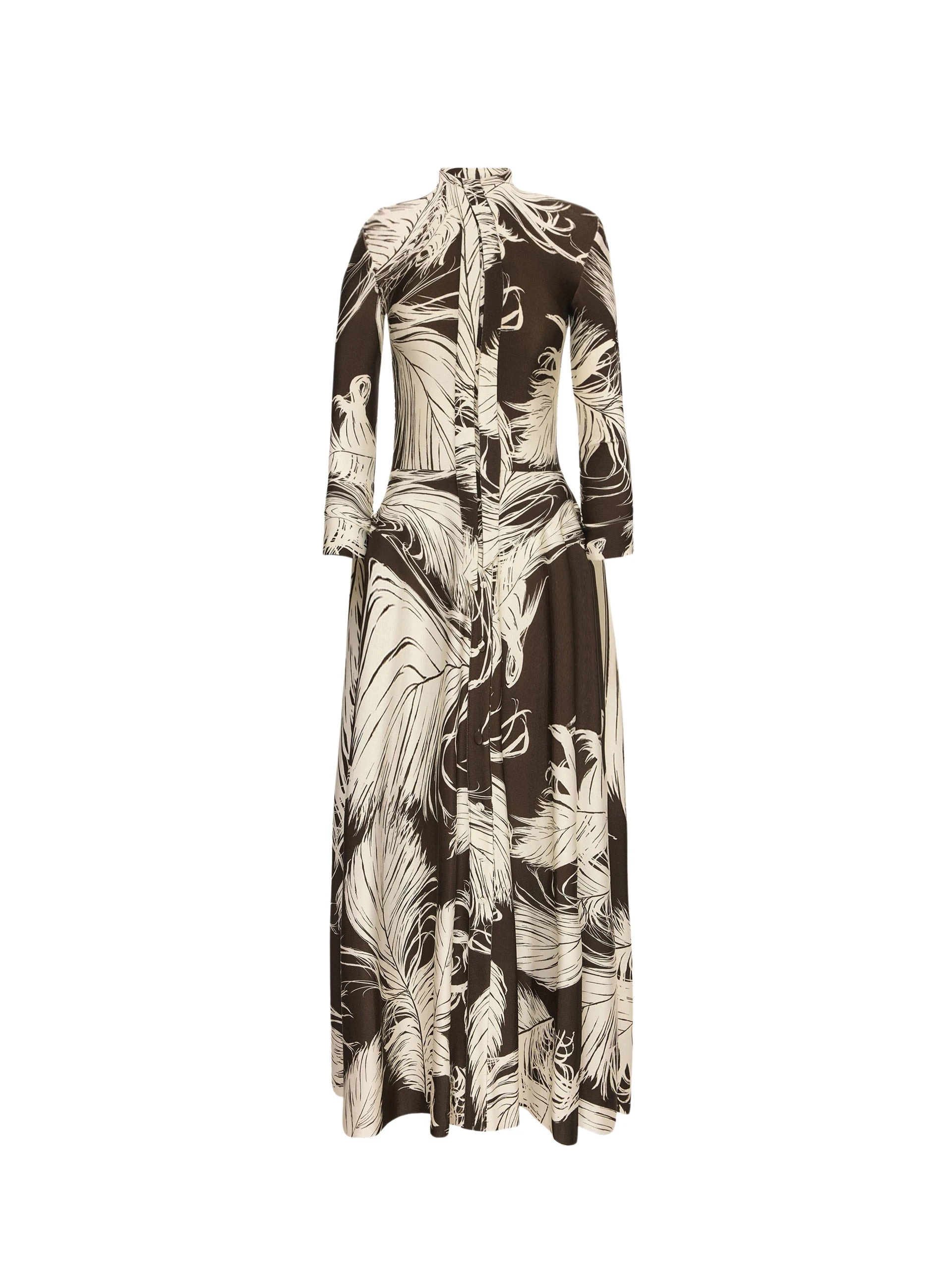 Feather-Jersey-Dress-Oscar-de-la-Renta-Dresses64090_nobg Oscar de la Renta Feather Jersey Dress - Oscar de la Renta Dresses - American Couture - Shop at Luxury Shoes