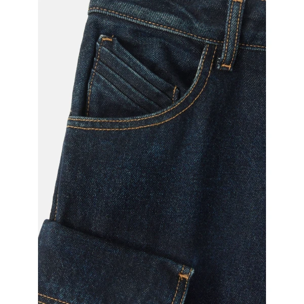 The Attico 'Fern'' Dark Blue Long Pants - The Attico Pants - Designed by Gilda Ambrosio & Giorgia Tordini - Shop at Luxury Shoes 