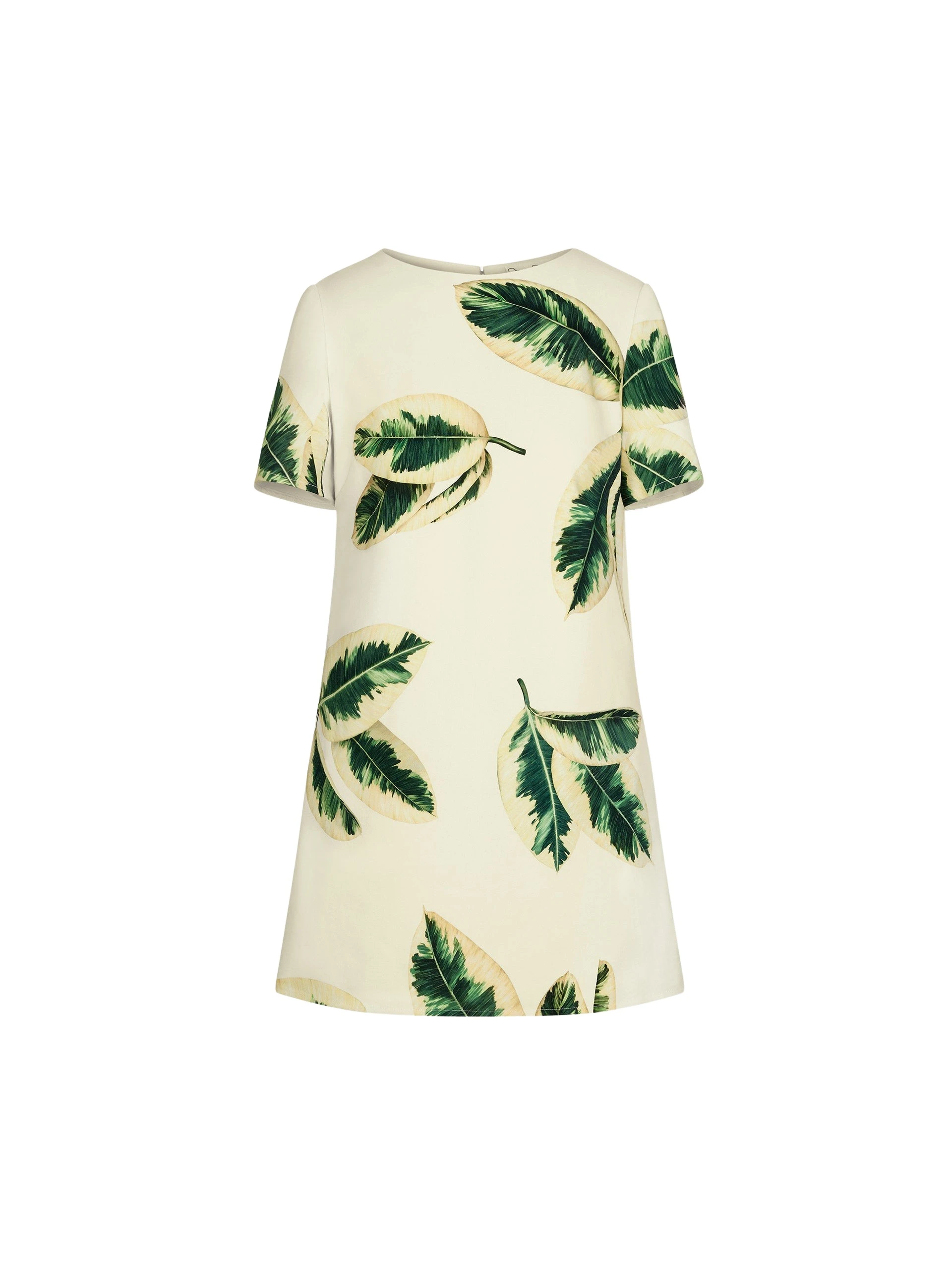 Ficus-Leaves-Shift-Dress-Oscar-de-la-Renta-Dresses16291_nobg Oscar de la Renta Ficus Leaves Shift Dress - Oscar de la Renta Dresses - American Couture - Shop at Luxury Shoes