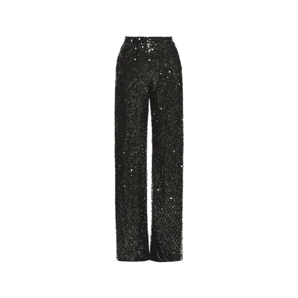 Oscar de la Renta Floating Sequin Pant - Oscar de la Renta Pants - American Couture - Shop at Luxury Shoes 