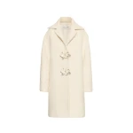 Oscar de la Renta Floral Button Bouclé Tweed Coat - Oscar de la Renta Coats - American Couture - Shop at Luxury Shoes 