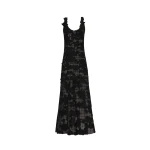 Oscar de la Renta Floral Cutout Threadwork Gown - Oscar de la Renta Dresses - American Couture - Shop at Luxury Shoes 