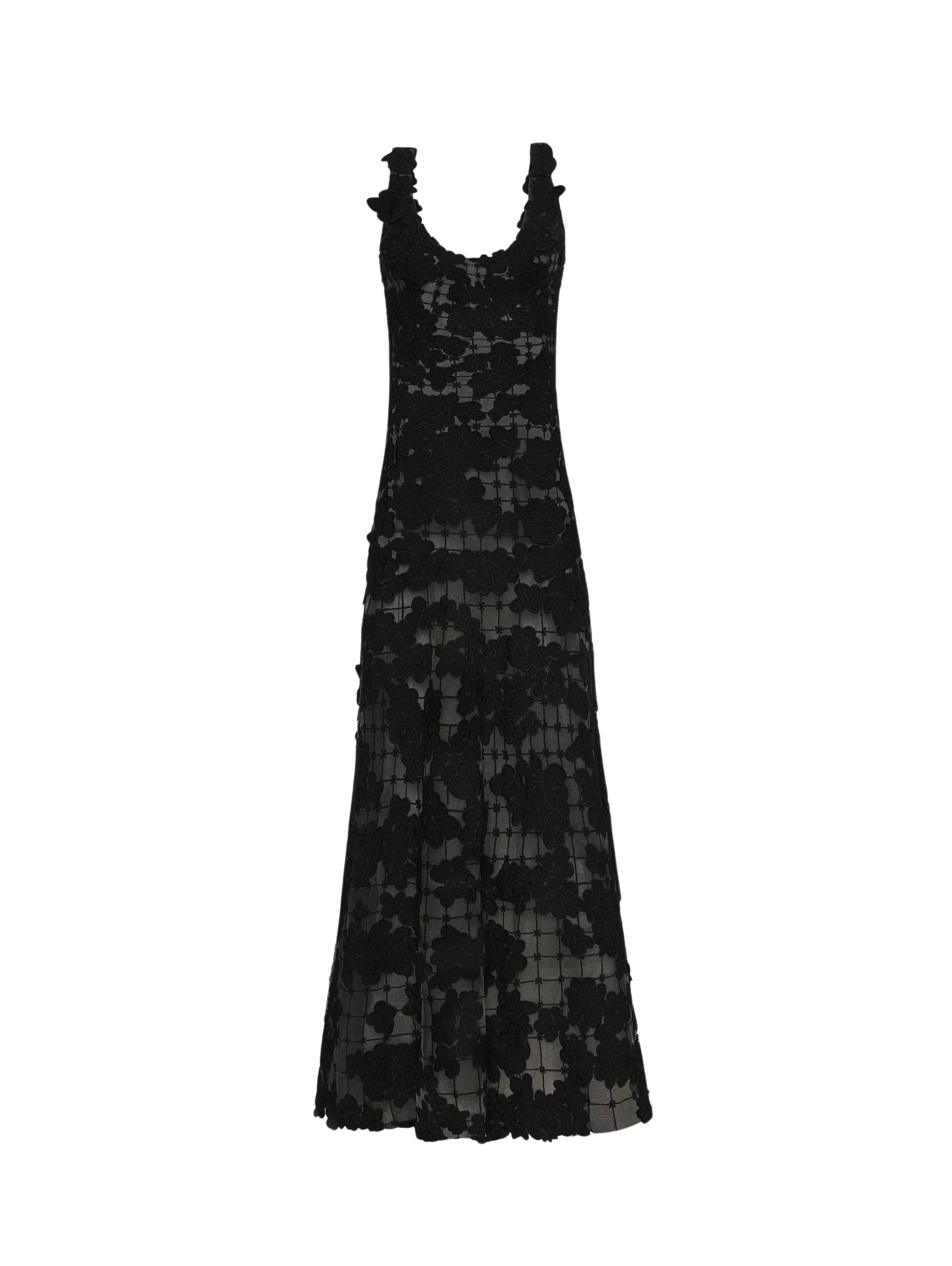 Floral-Cutout-Threadwork-Gown-Oscar-de-la-Renta-Dresses46149_nobg Oscar de la Renta Floral Cutout Threadwork Gown - Oscar de la Renta Dresses - American Couture - Shop at Luxury Shoes