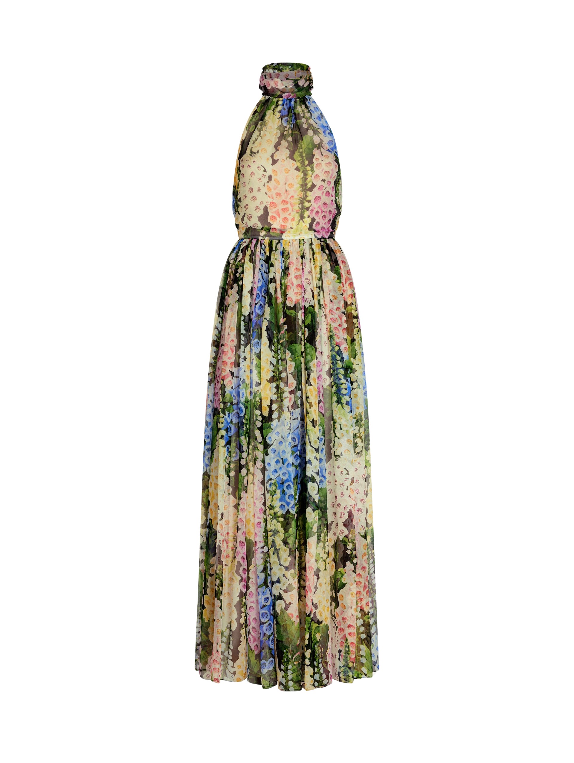 Oscar de la Renta Foxglove Chiffon Gown - Oscar de la Renta Dresses - American Couture - Shop at Luxury Shoes 