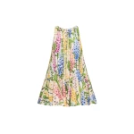 Oscar de la Renta Foxglove Cotton Poplin Trapeze Dress - Oscar de la Renta Dresses - American Couture - Shop at Luxury Shoes 