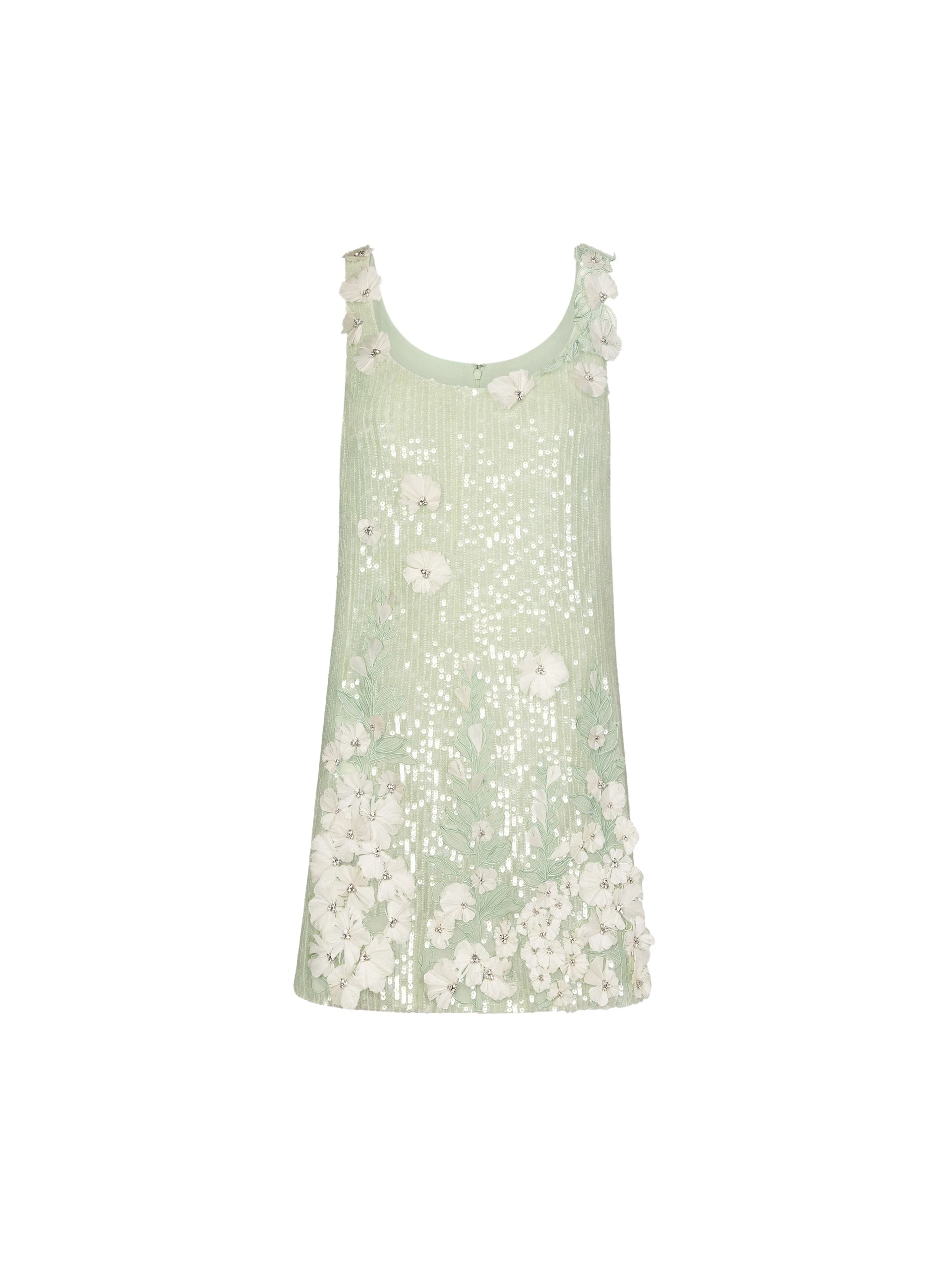 Foxglove-Embroidered-Sequin-Tulle-Shift-Dress-Oscar-de-la-Renta-Dresses26548_nobg Oscar de la Renta Foxglove Embroidered Sequin Tulle Shift Dress - Oscar de la Renta Dresses - American Couture - Shop at Luxury Shoes