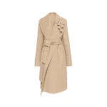 Oscar de la Renta Foxglove Embroidered Wool Coat - Oscar de la Renta Coats - American Couture - Shop at Luxury Shoes 