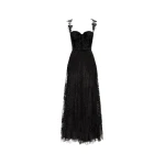 Oscar de la Renta Foxglove Guipure Cocktail Dress - Oscar de la Renta Dresses - American Couture - Shop at Luxury Shoes 