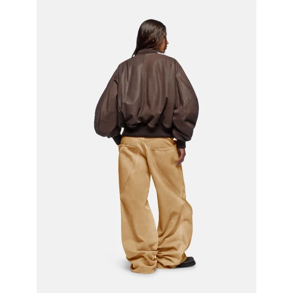 The Attico Ganache ''Anja'' Bomber - The Attico Jackets - Designed by Gilda Ambrosio & Giorgia Tordini - Shop at Luxury Shoes 