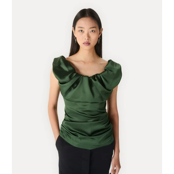 Vivienne Westwood Ginnie Top - Vivienne Westwood Tops - Punk Luxury - Shop at Luxury Shoes 