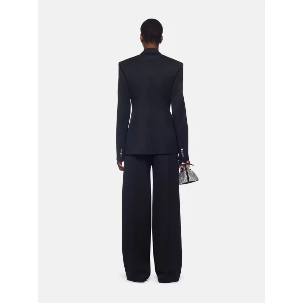 The Attico 'Glen'' Black Blazer - The Attico Jackets - Designed by Gilda Ambrosio & Giorgia Tordini - Shop at Luxury Shoes 
