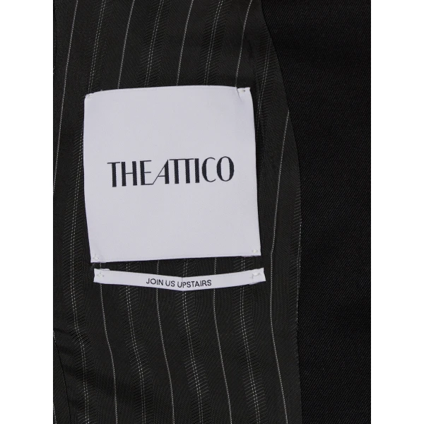 The Attico 'Glen'' Black Blazer - The Attico Jackets - Designed by Gilda Ambrosio & Giorgia Tordini - Shop at Luxury Shoes 