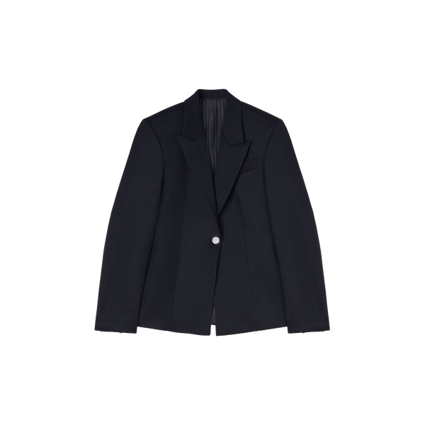 The Attico 'Glen'' Black Blazer - The Attico Jackets - Designed by Gilda Ambrosio & Giorgia Tordini - Shop at Luxury Shoes 