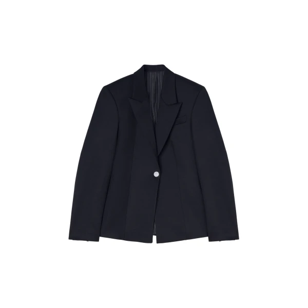 The Attico 'Glen'' Black Blazer - The Attico Jackets - Designed by Gilda Ambrosio & Giorgia Tordini - Shop at Luxury Shoes 