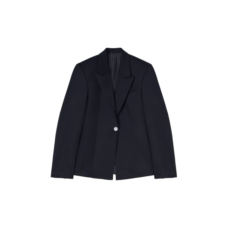 The Attico 'Glen'' Black Blazer - The Attico Jackets - Designed by Gilda Ambrosio & Giorgia Tordini - Shop at Luxury Shoes 