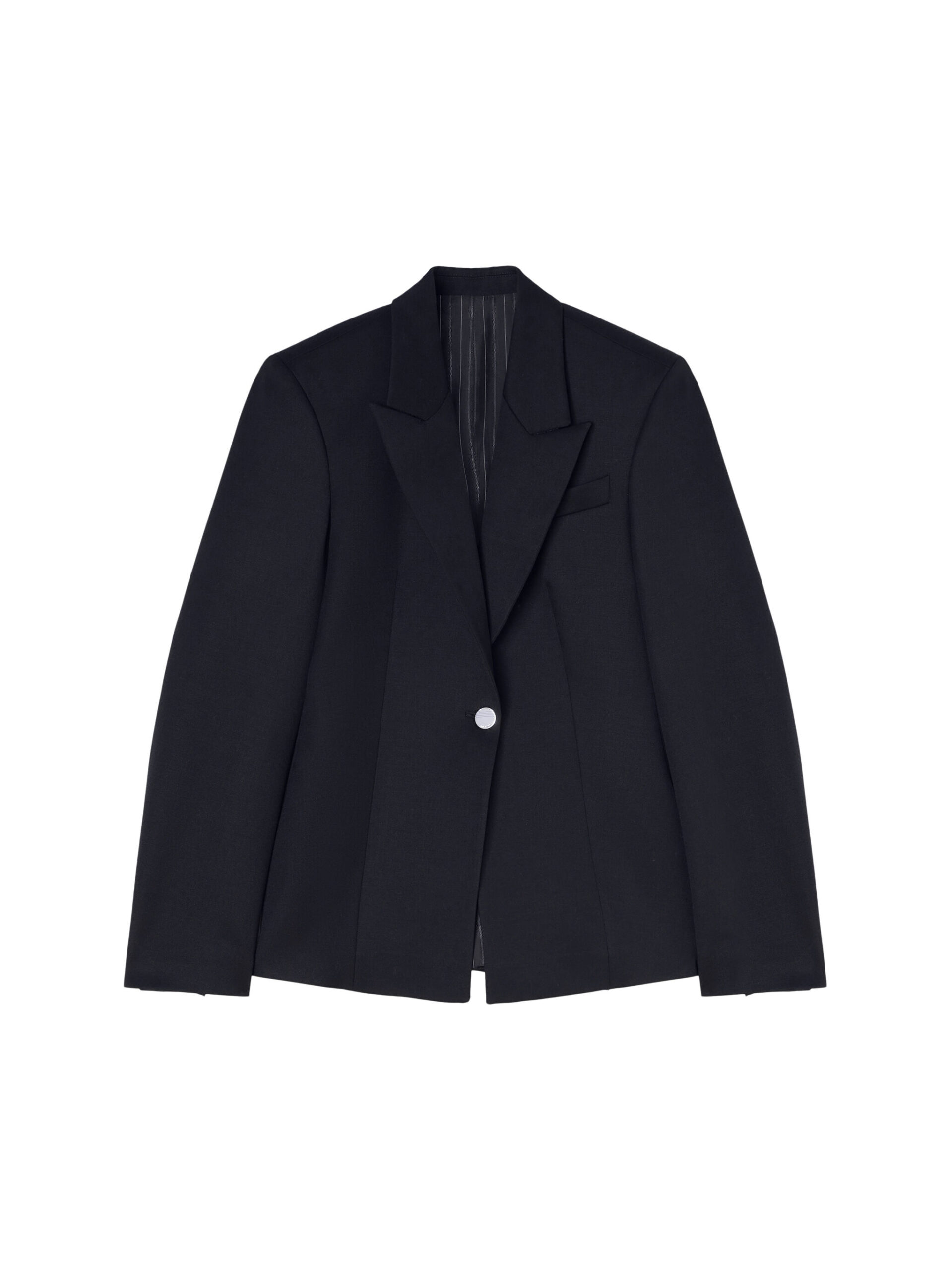 The Attico 'Glen'' Black Blazer - The Attico Jackets - Designed by Gilda Ambrosio & Giorgia Tordini - Shop at Luxury Shoes The Attico 'Glen'' Black Blazer - The Attico Jackets - Designed by Gilda Ambrosio & Giorgia Tordini - Shop at Luxury Shoes