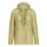 Giambattista Valli Green Filigree Macramé Blouse - Giambattista Valli Tops - Romantic Couture - Shop at Luxury Shoes 