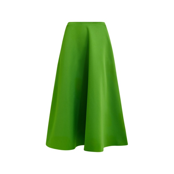 Essentiel Antwerp Green a-line skirt - Essentiel Antwerp Skirts - Colorful Belgian Design - Shop at Luxury Shoes 