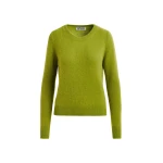 Essentiel Antwerp Green angora blend knit - Essentiel Antwerp Knitwear - Colorful Belgian Design - Shop at Luxury Shoes 