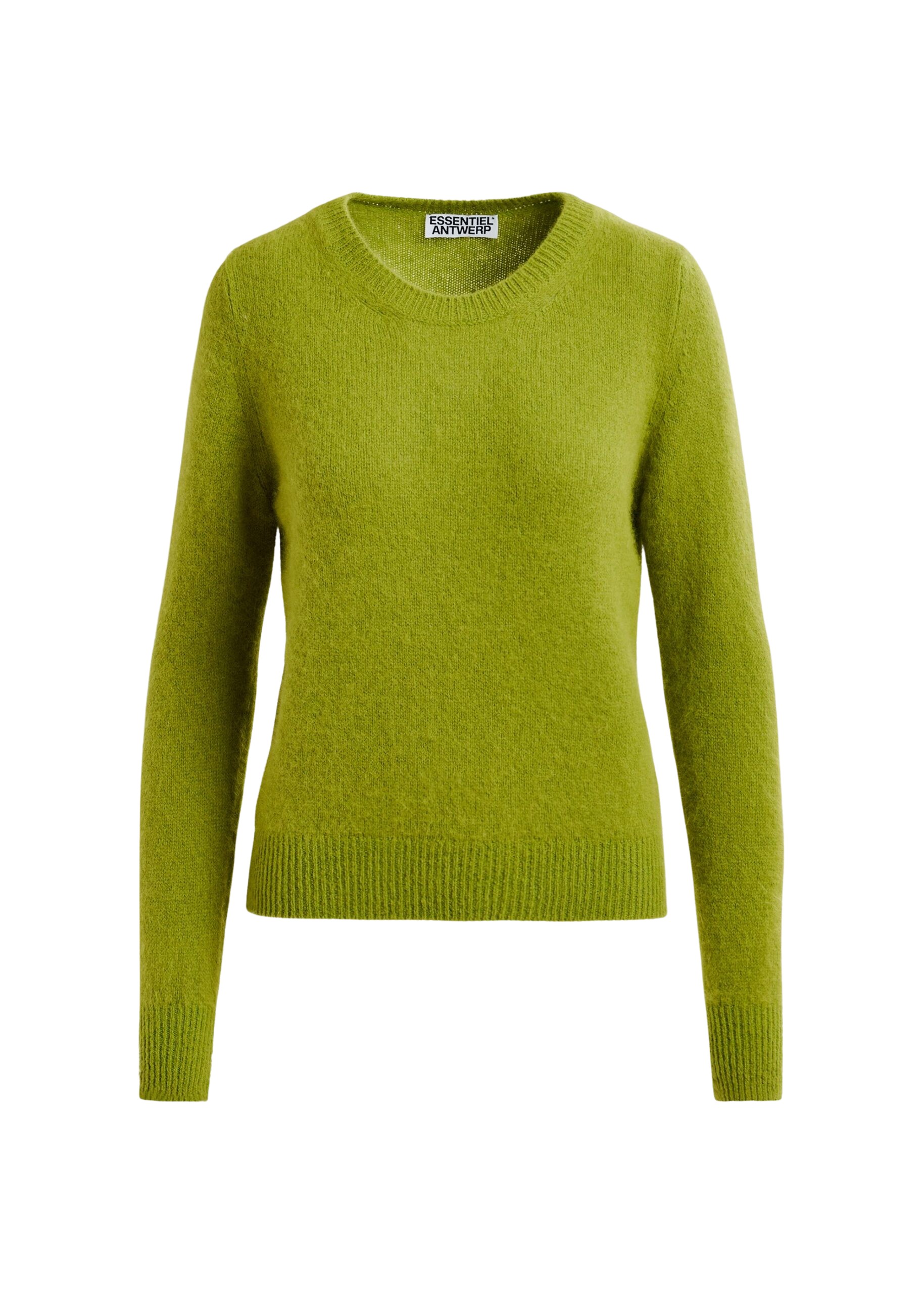 Essentiel Antwerp Green angora blend knit