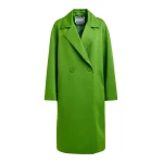 Essentiel Antwerp Green double-breasted coat - Essentiel Antwerp Coats - Colorful Belgian Design - Shop at Luxury Shoes 