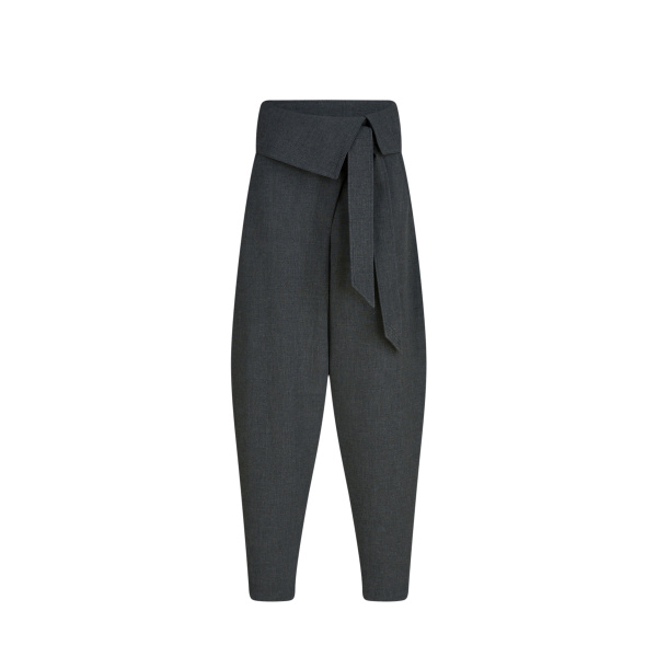 The Attico Grey Long Pant - The Attico Pants - Designed by Gilda Ambrosio & Giorgia Tordini - Shop at Luxury Shoes 